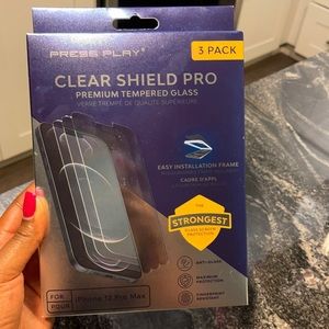 Clear shield pro premium tempered glass